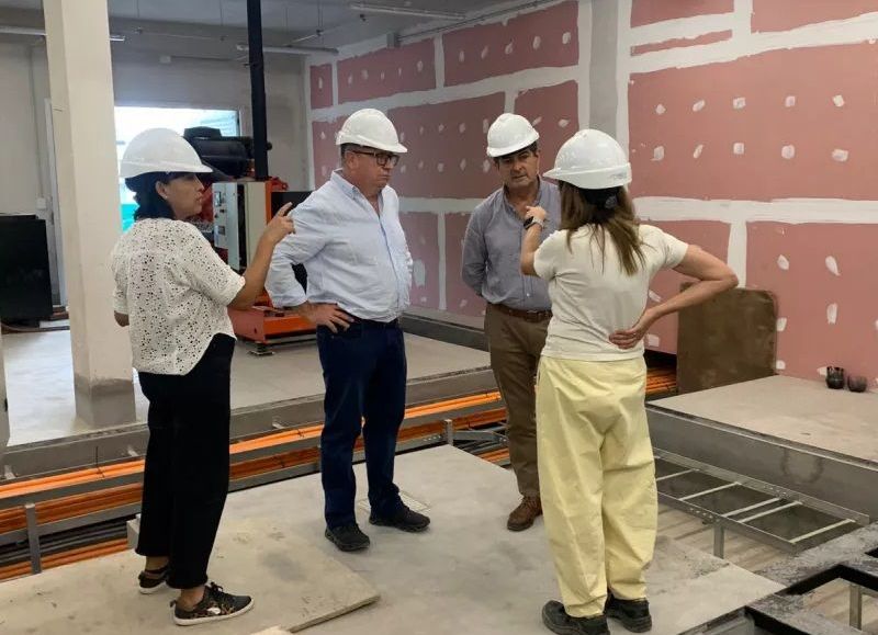 El Gobierno provincial supervisó las obras de ampliación y refuncionalización del hospital San Bernardo